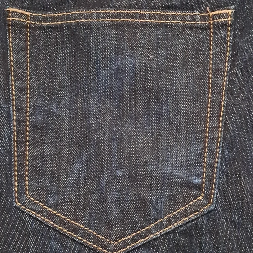 Claiborne Men's Size 34W 32L Dark Blue Straight Fit Jeans